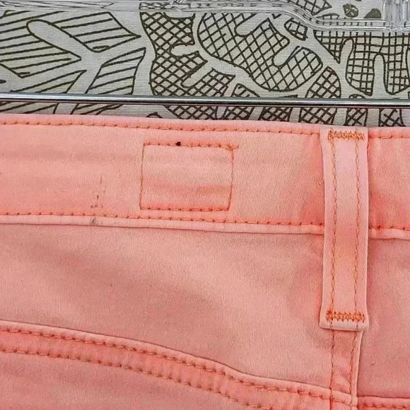 Ag Adriano Goldschmied The Stile Cigarette Low Rise Skinny Jeans Orange Women's - Picture 4 of 10